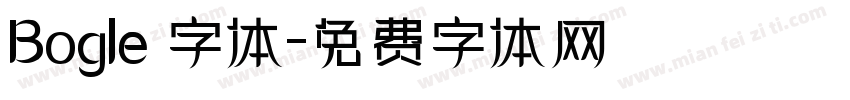 Bogle 字体字体转换